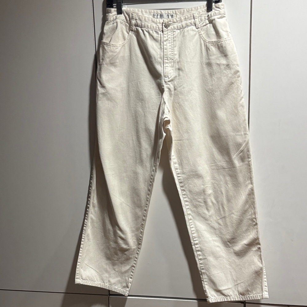 Geoffrey Beene Sport Ivory Cotton‎ Pants